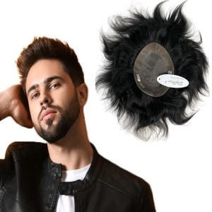 BLACK BASE Hair Patch